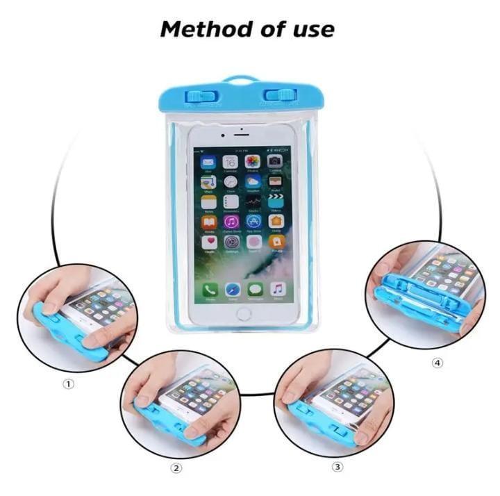 Premium Silicone White Mobile Phone Pouch