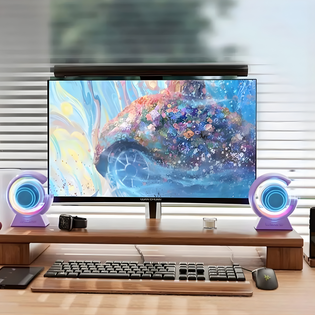 Wireless RGB Light Speaker Purple BX-39