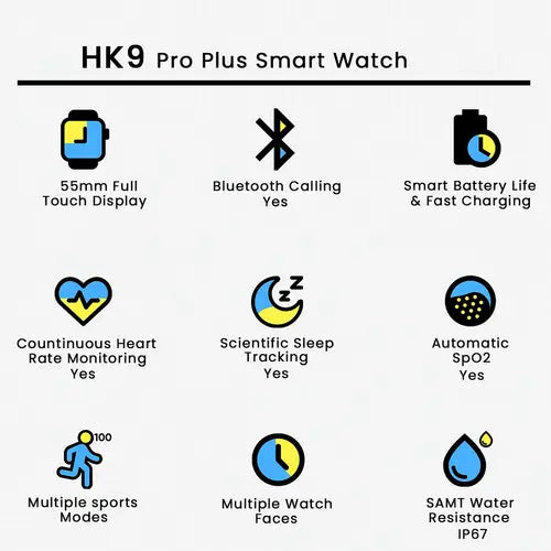 Hk9 Pro Plus Smart Watch